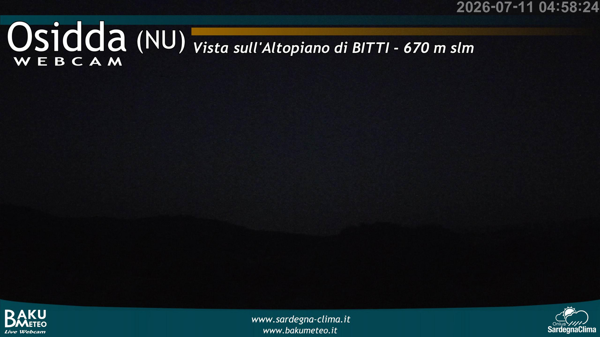 time-lapse frame, Osidda webcam
