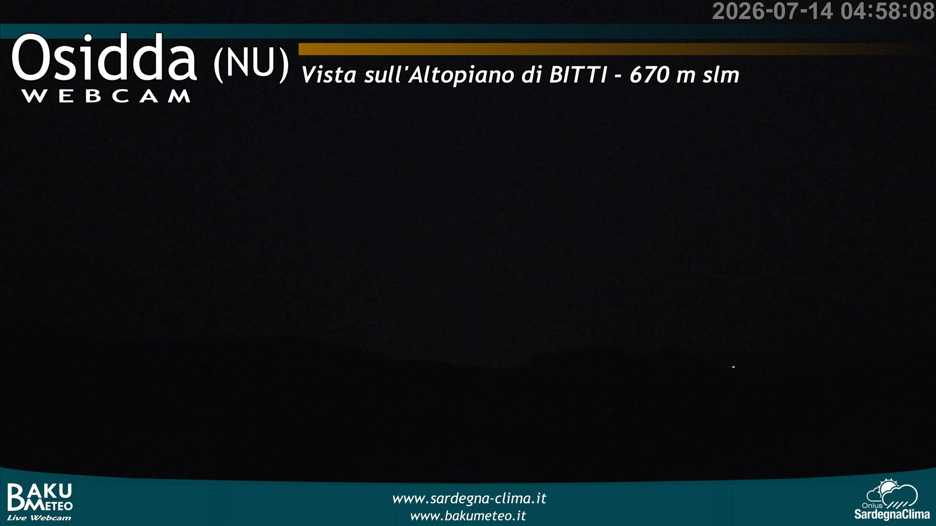 time-lapse frame, Osidda webcam