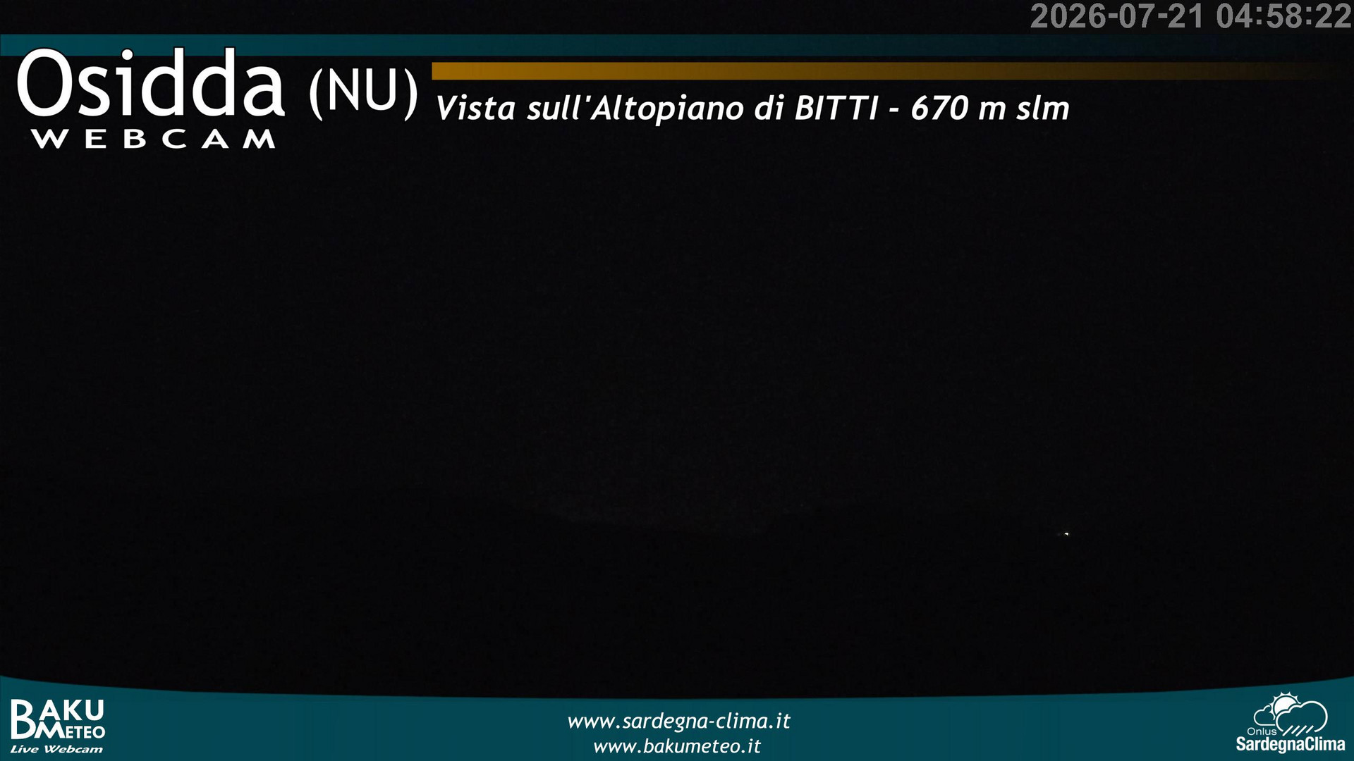 time-lapse frame, Osidda webcam