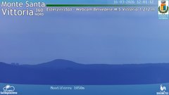 view from Monte Santa Vittoria Nord on 2026-03-16