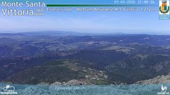 view from Monte Santa Vittoria Nord on 2026-04-09