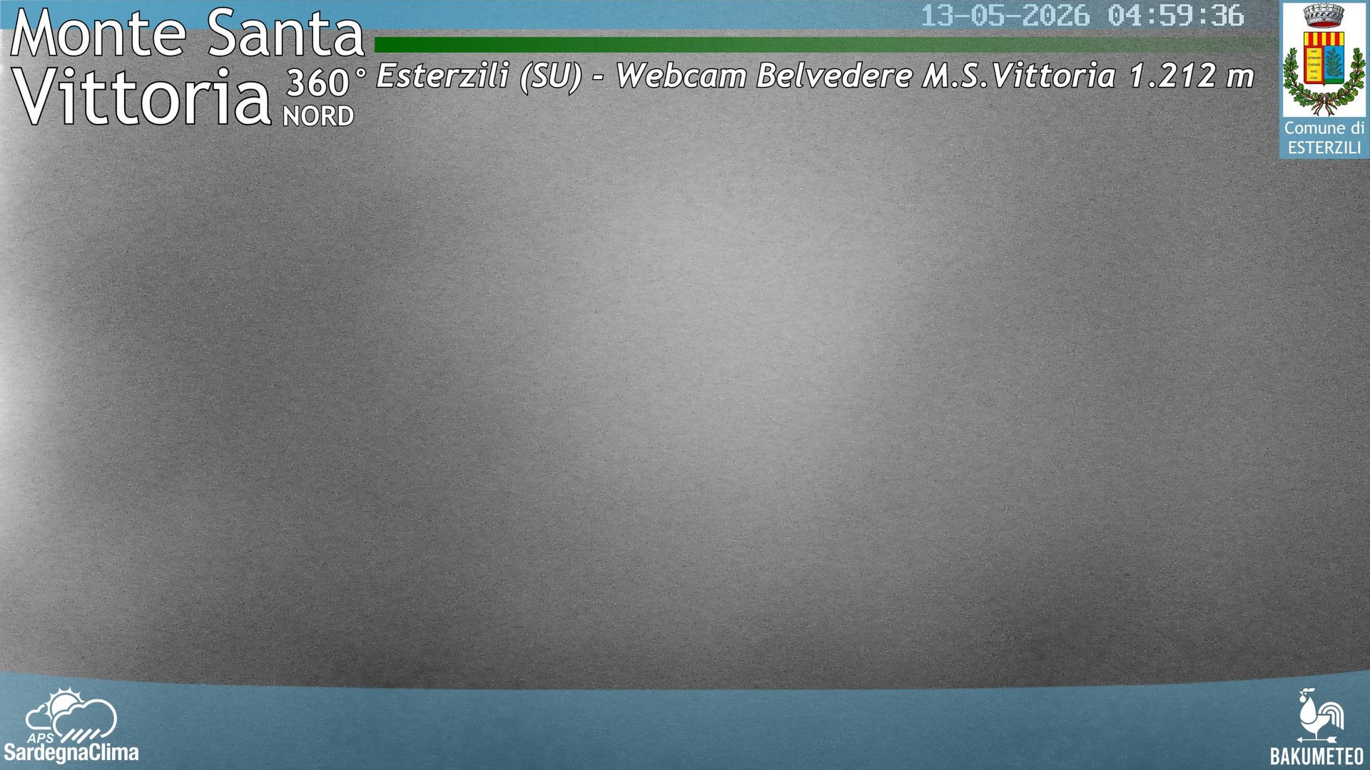 time-lapse frame, Monte Santa Vittoria Nord webcam