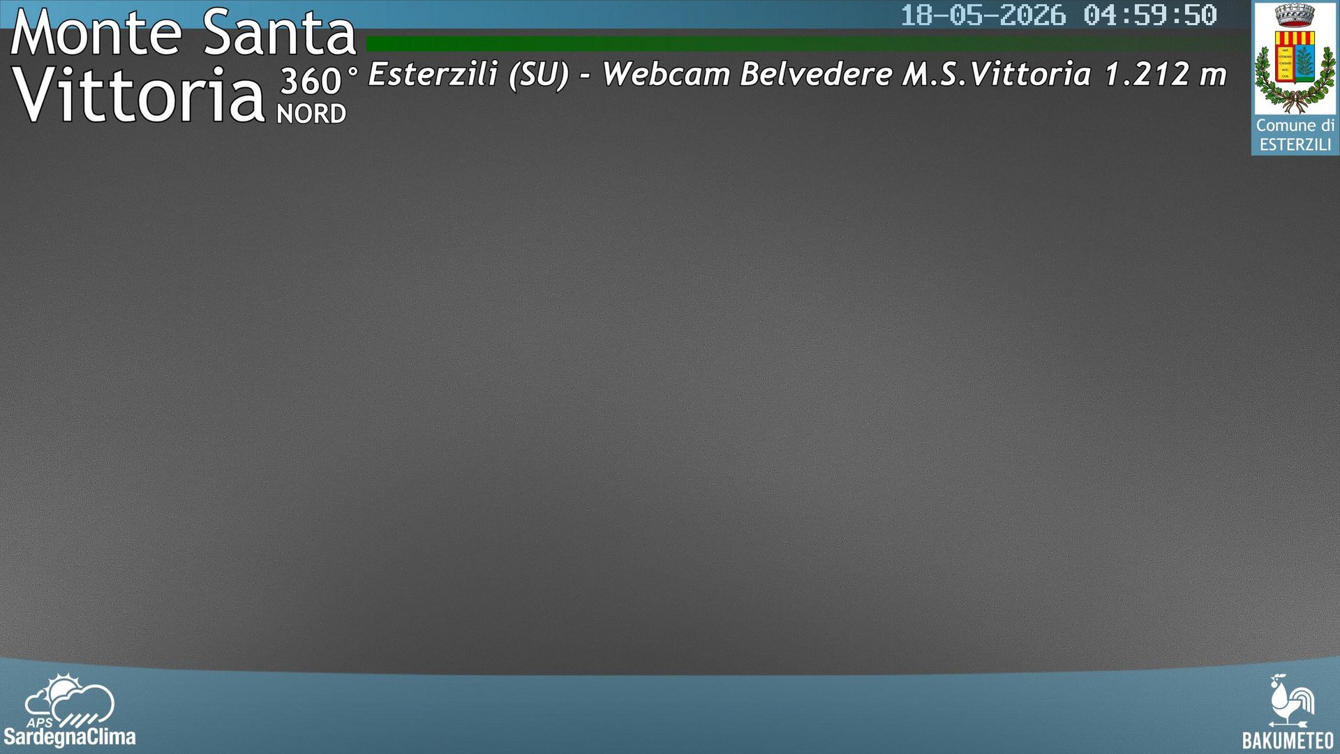 time-lapse frame, Monte Santa Vittoria Nord webcam