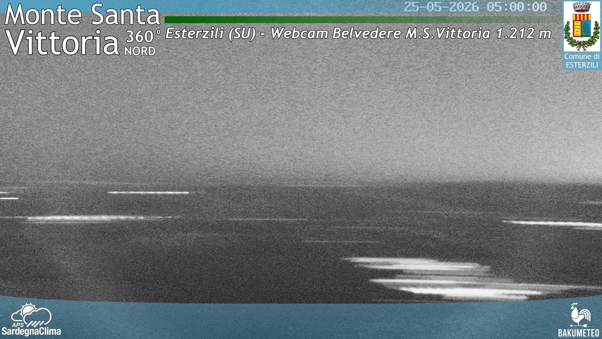 time-lapse frame, Monte Santa Vittoria Nord webcam