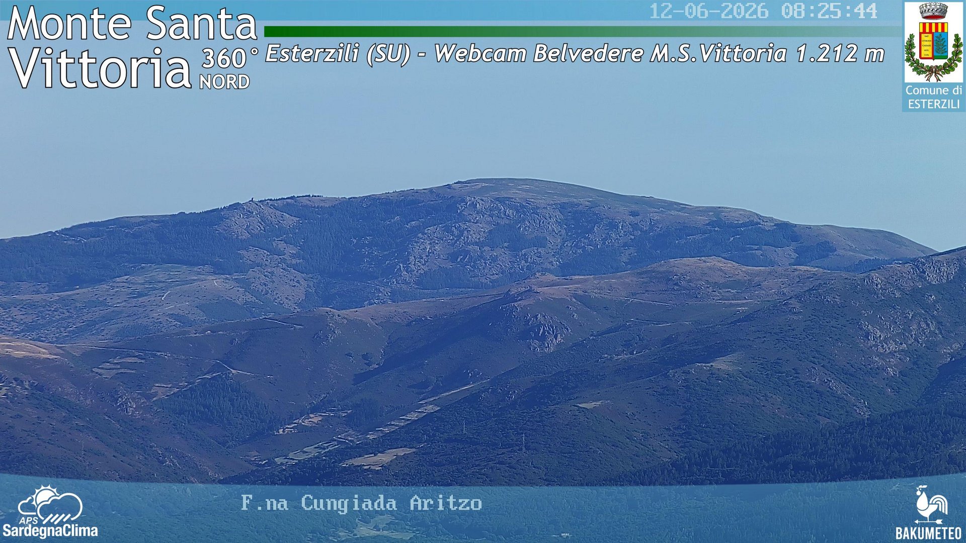 time-lapse frame, Monte Santa Vittoria Nord webcam