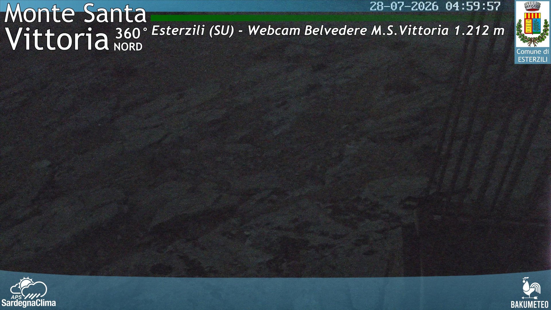 time-lapse frame, Monte Santa Vittoria Nord webcam