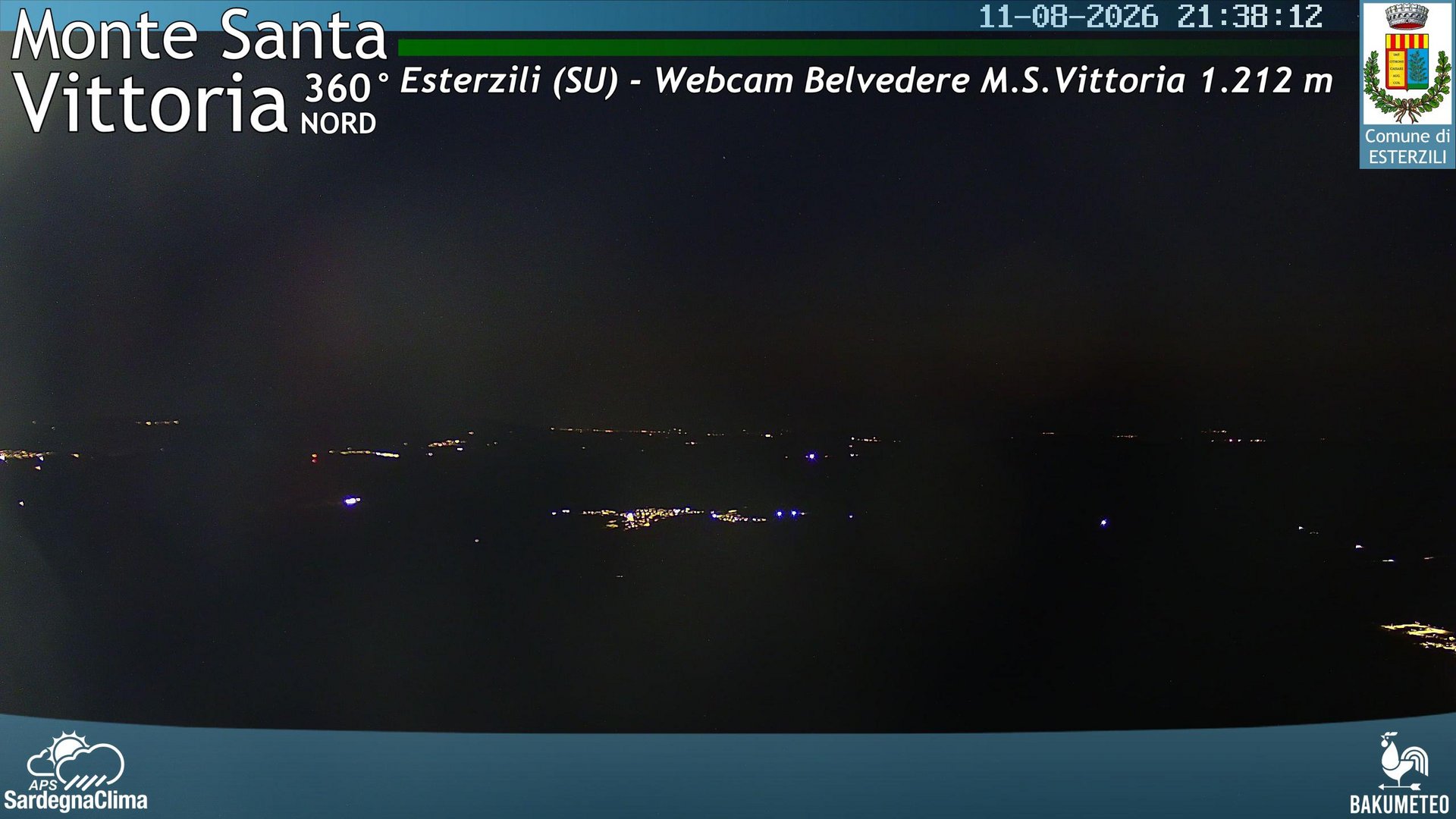 time-lapse frame, Monte Santa Vittoria Nord webcam