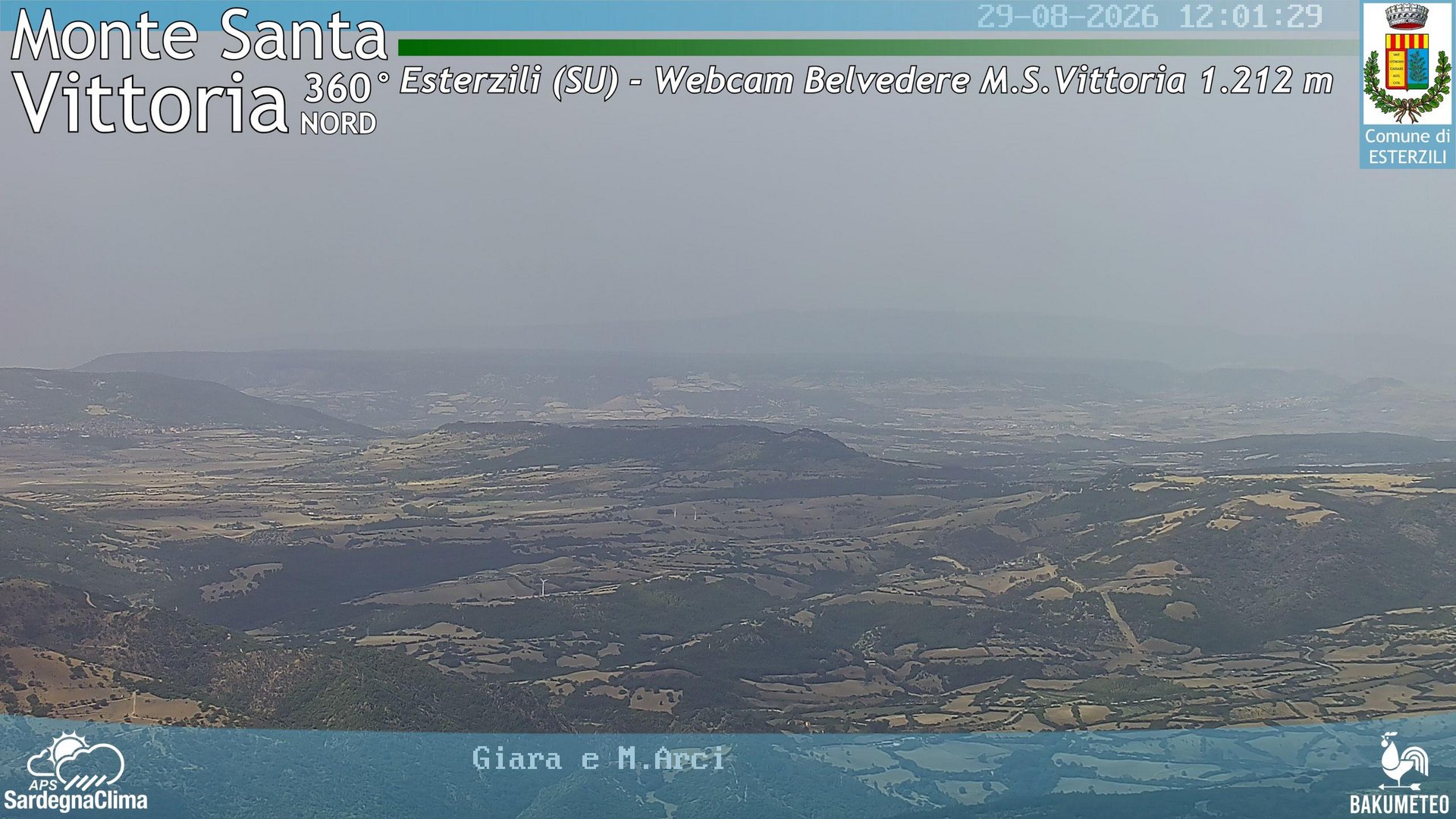 view from Monte Santa Vittoria Nord on 2026-08-29