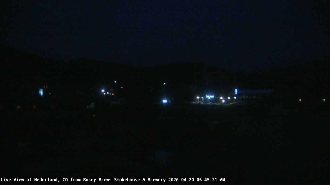 time-lapse frame, Busey Brews Nederland daily time lapse webcam