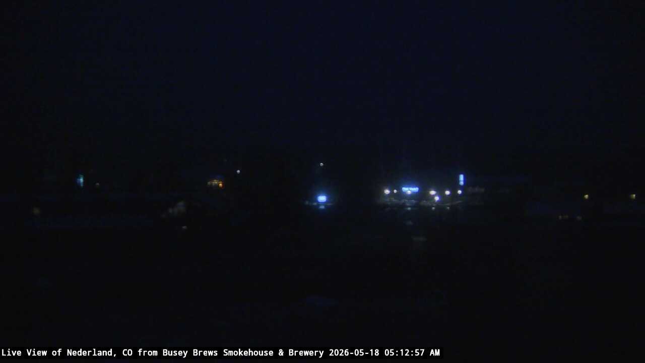 time-lapse frame, Busey Brews Nederland daily time lapse webcam