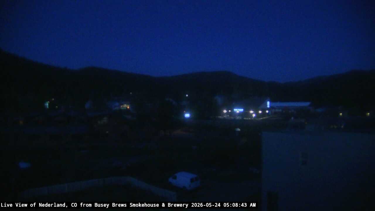 time-lapse frame, Busey Brews Nederland daily time lapse webcam