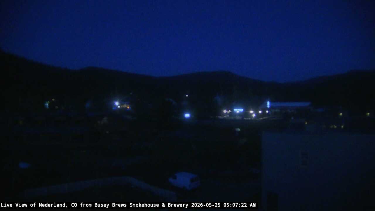time-lapse frame, Busey Brews Nederland daily time lapse webcam