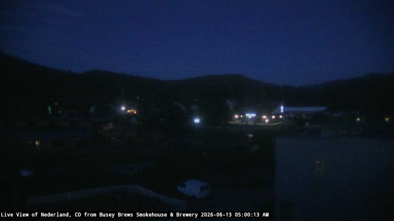 time-lapse frame, Busey Brews Nederland daily time lapse webcam