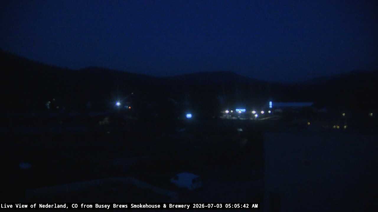 time-lapse frame, Busey Brews Nederland daily time lapse webcam