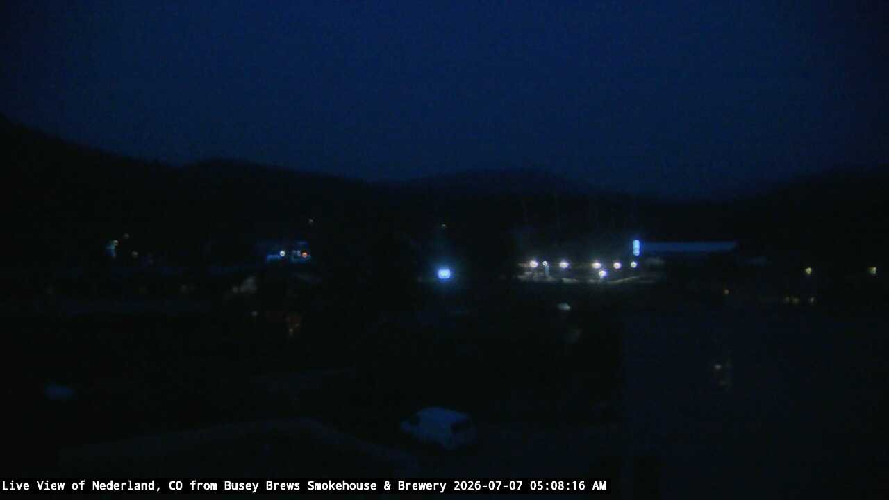 time-lapse frame, Busey Brews Nederland daily time lapse webcam