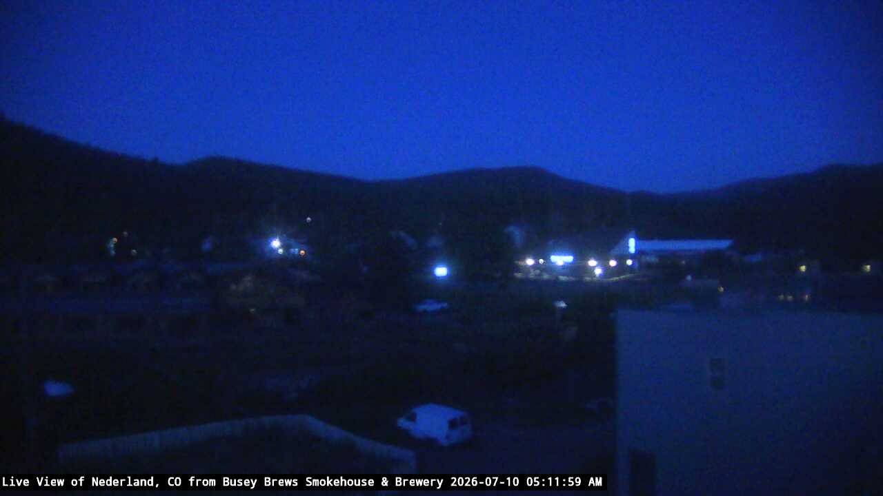 time-lapse frame, Busey Brews Nederland daily time lapse webcam