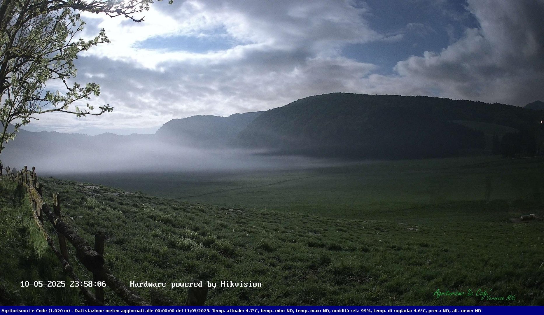 time-lapse frame, Webcam Cansiglio - verso la piana dei "Bech" webcam
