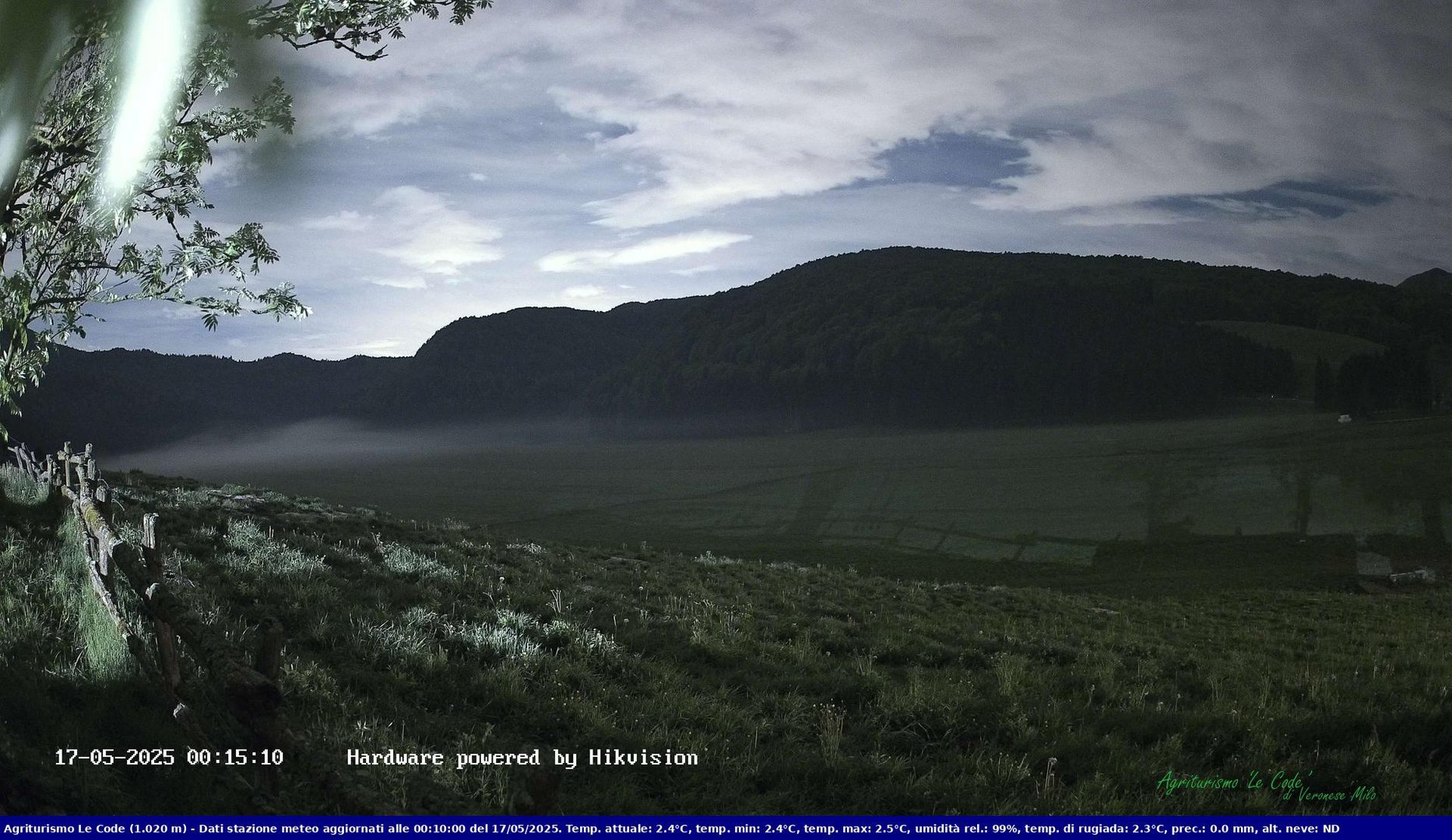 time-lapse frame, Webcam Cansiglio - verso la piana dei "Bech" webcam
