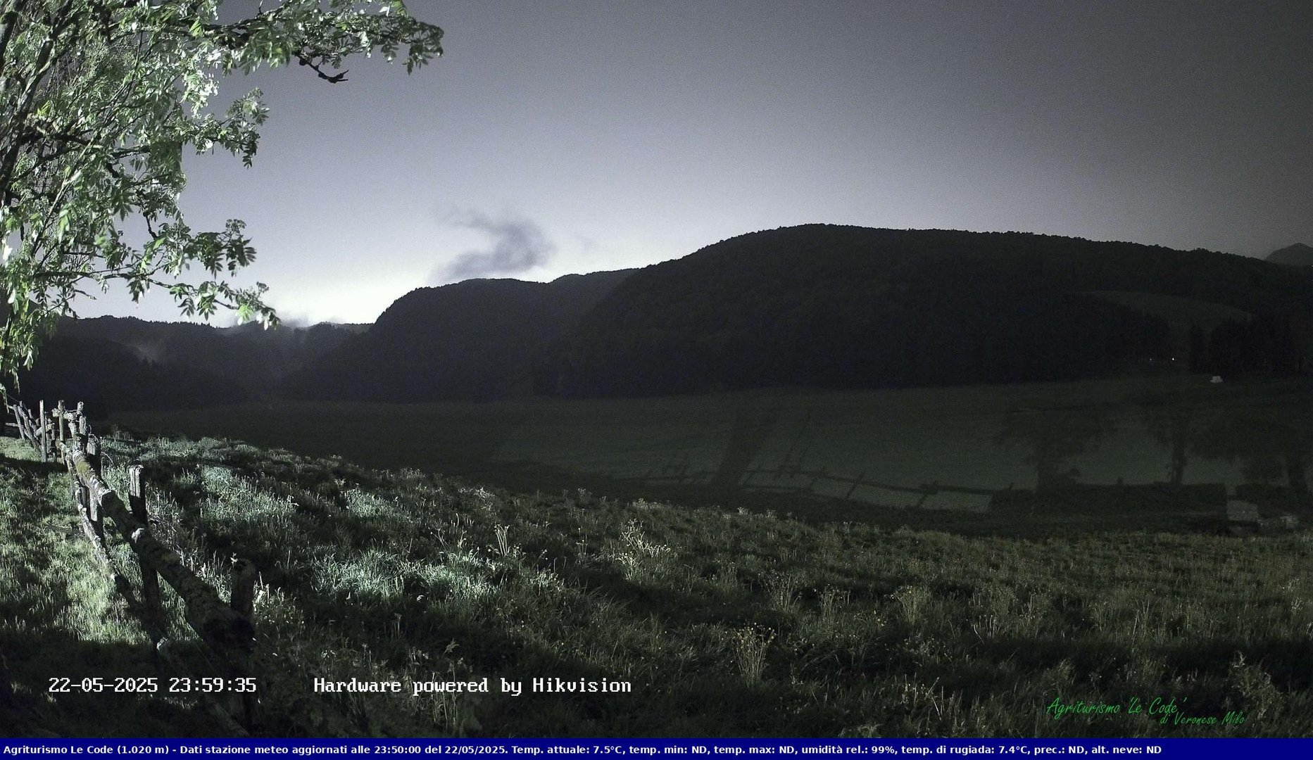 time-lapse frame, Webcam Cansiglio - verso la piana dei "Bech" webcam