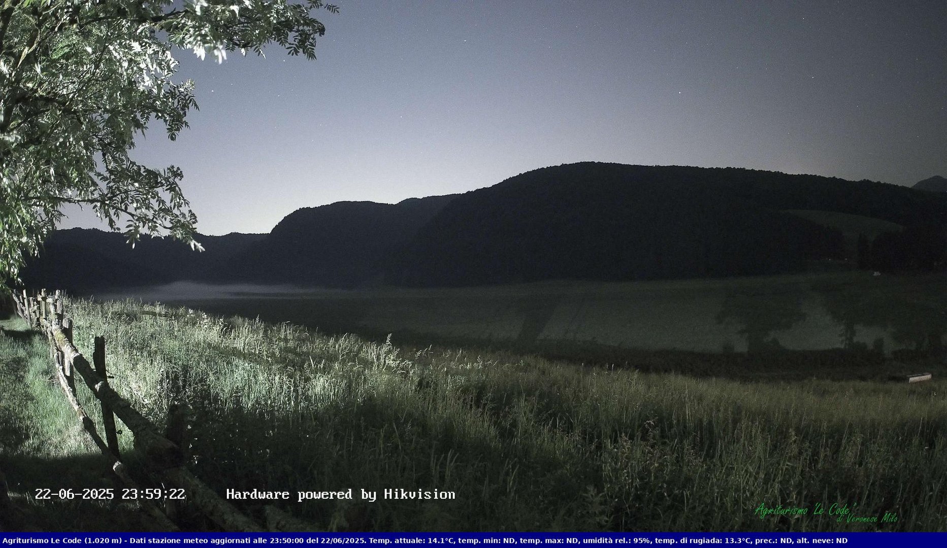 time-lapse frame, Webcam Cansiglio - verso la piana dei "Bech" webcam