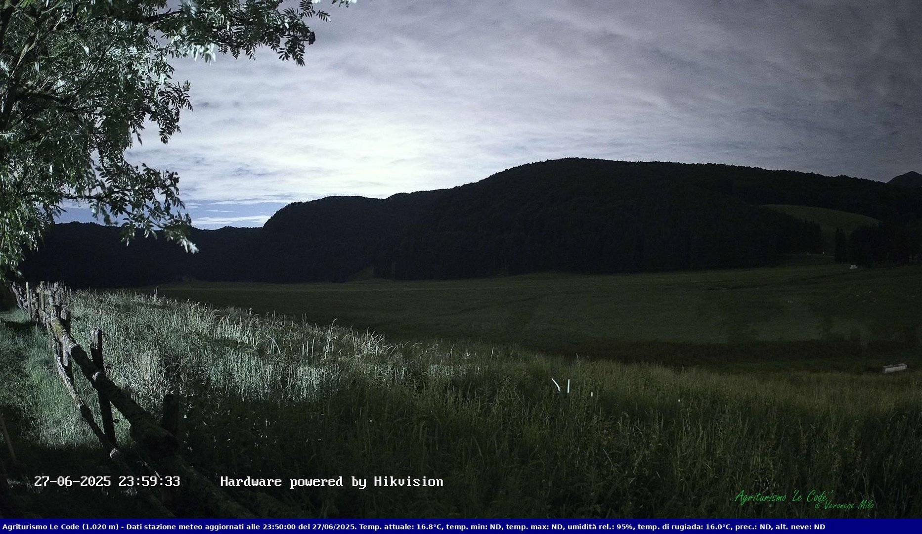 time-lapse frame, Webcam Cansiglio - verso la piana dei "Bech" webcam