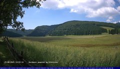view from Webcam Cansiglio - verso la piana dei "Bech" on 2025-06-29