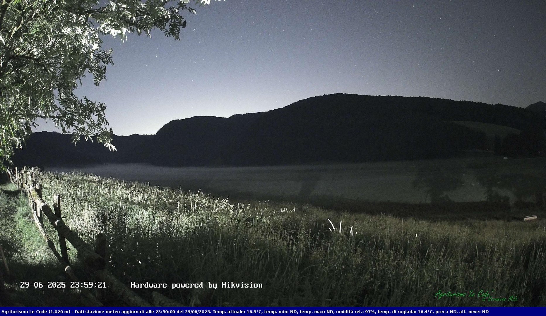 time-lapse frame, Webcam Cansiglio - verso la piana dei "Bech" webcam