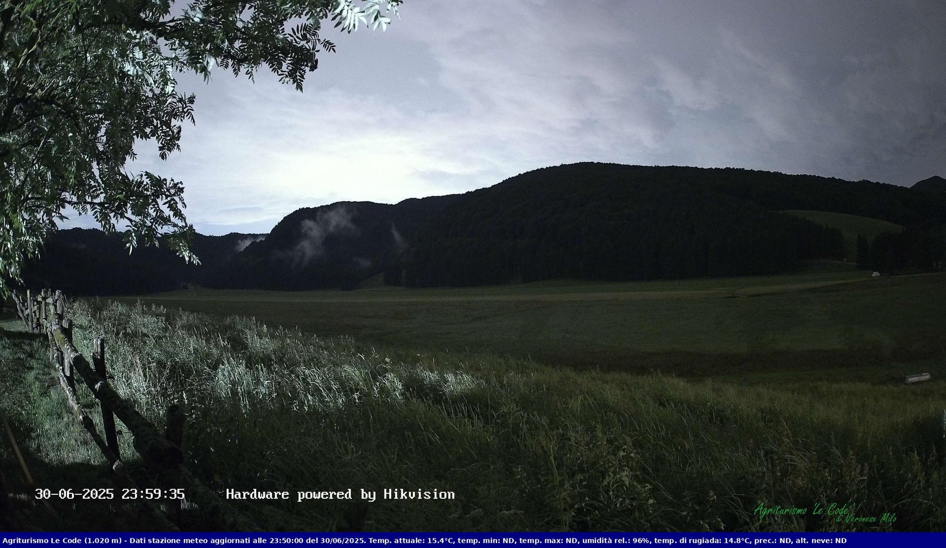 time-lapse frame, Webcam Cansiglio - verso la piana dei "Bech" webcam