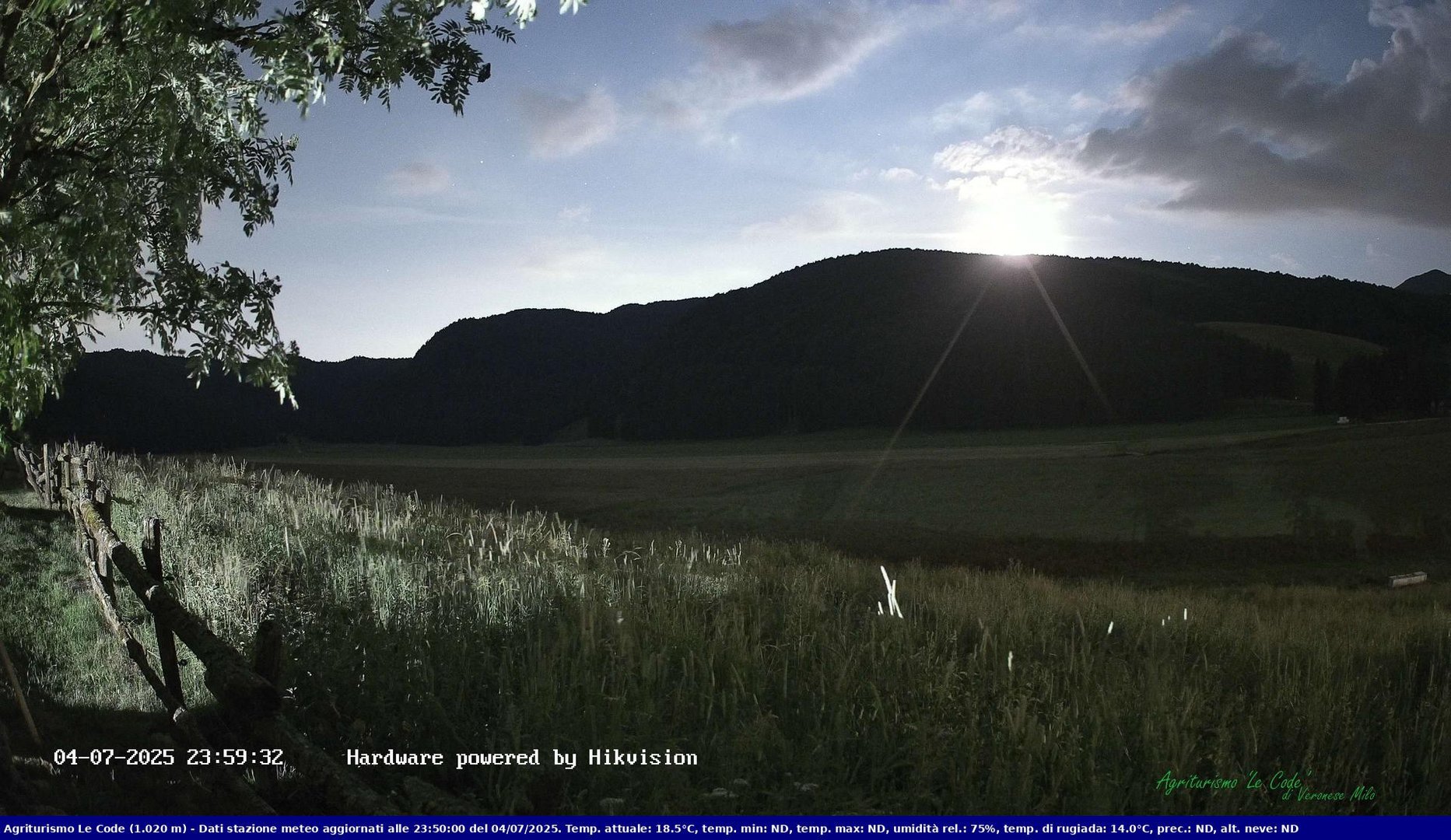 time-lapse frame, Webcam Cansiglio - verso la piana dei "Bech" webcam
