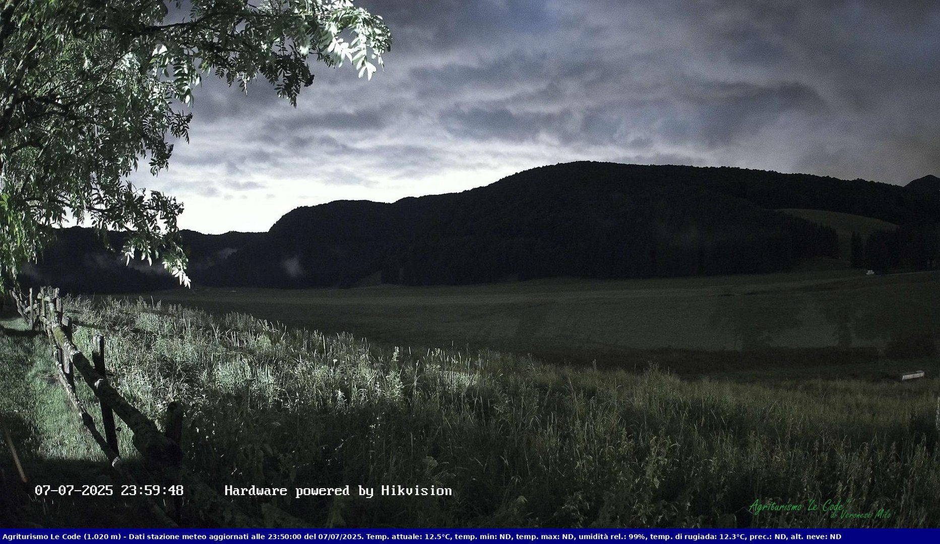 time-lapse frame, Webcam Cansiglio - verso la piana dei "Bech" webcam