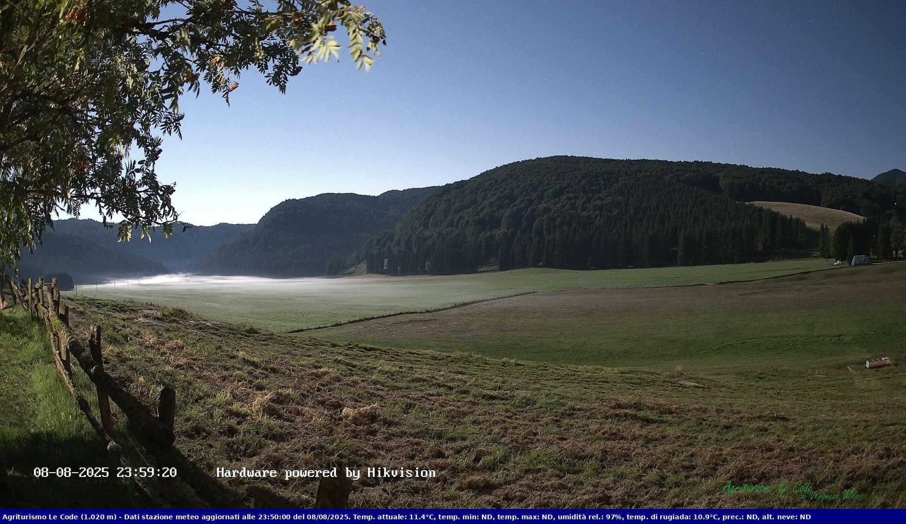 time-lapse frame, Webcam Cansiglio - verso la piana dei "Bech" webcam