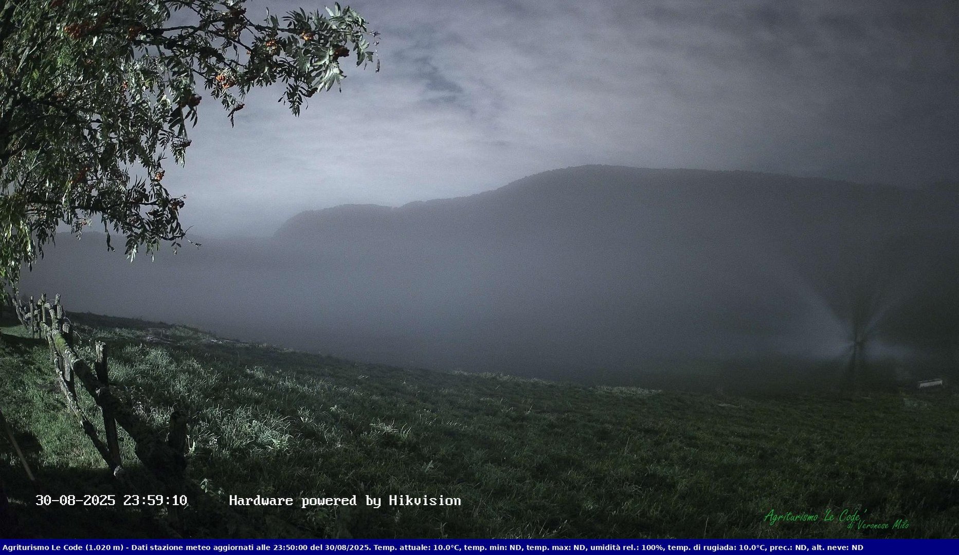 time-lapse frame, Webcam Cansiglio - verso la piana dei "Bech" webcam