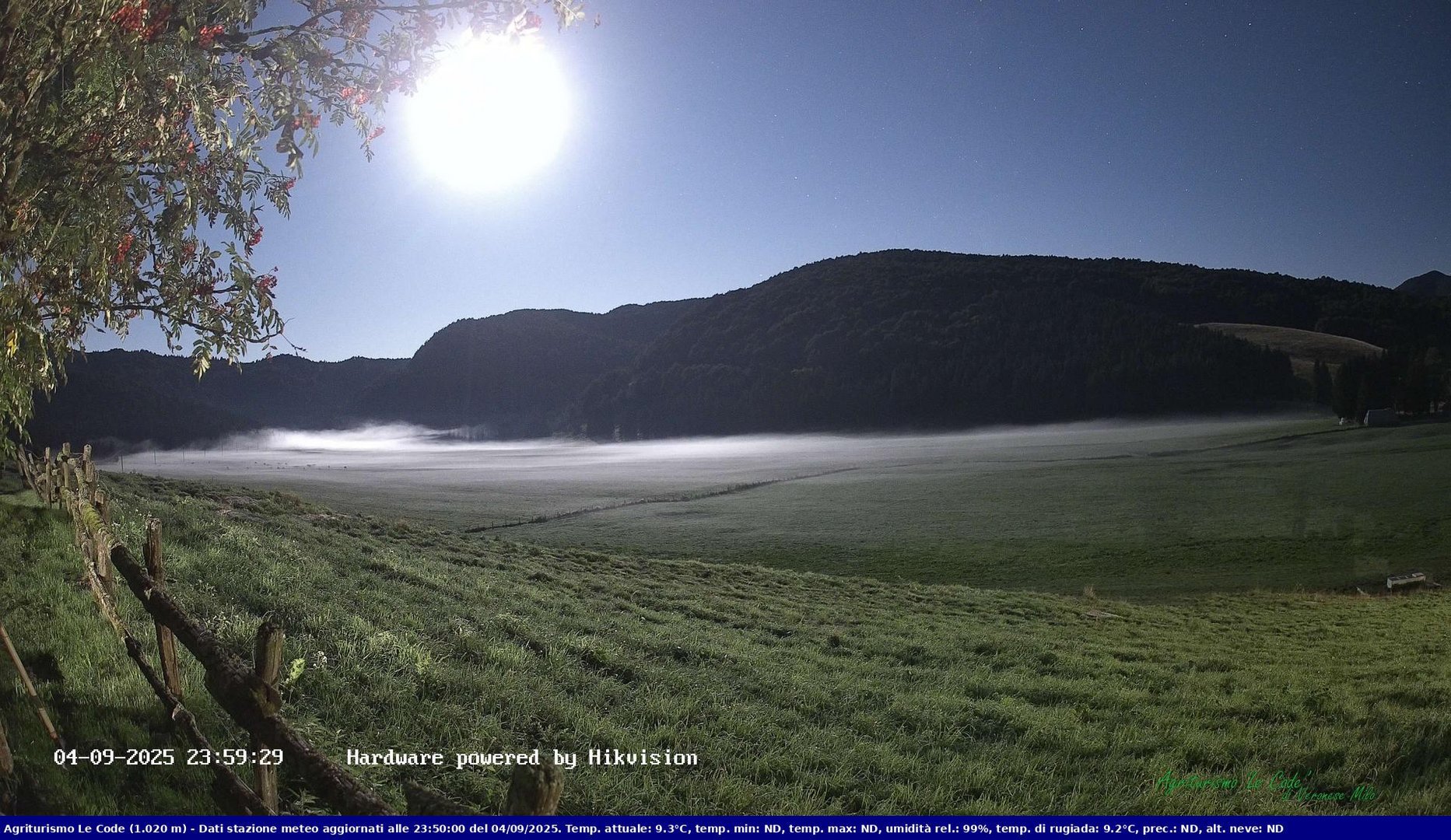 time-lapse frame, Webcam Cansiglio - verso la piana dei "Bech" webcam