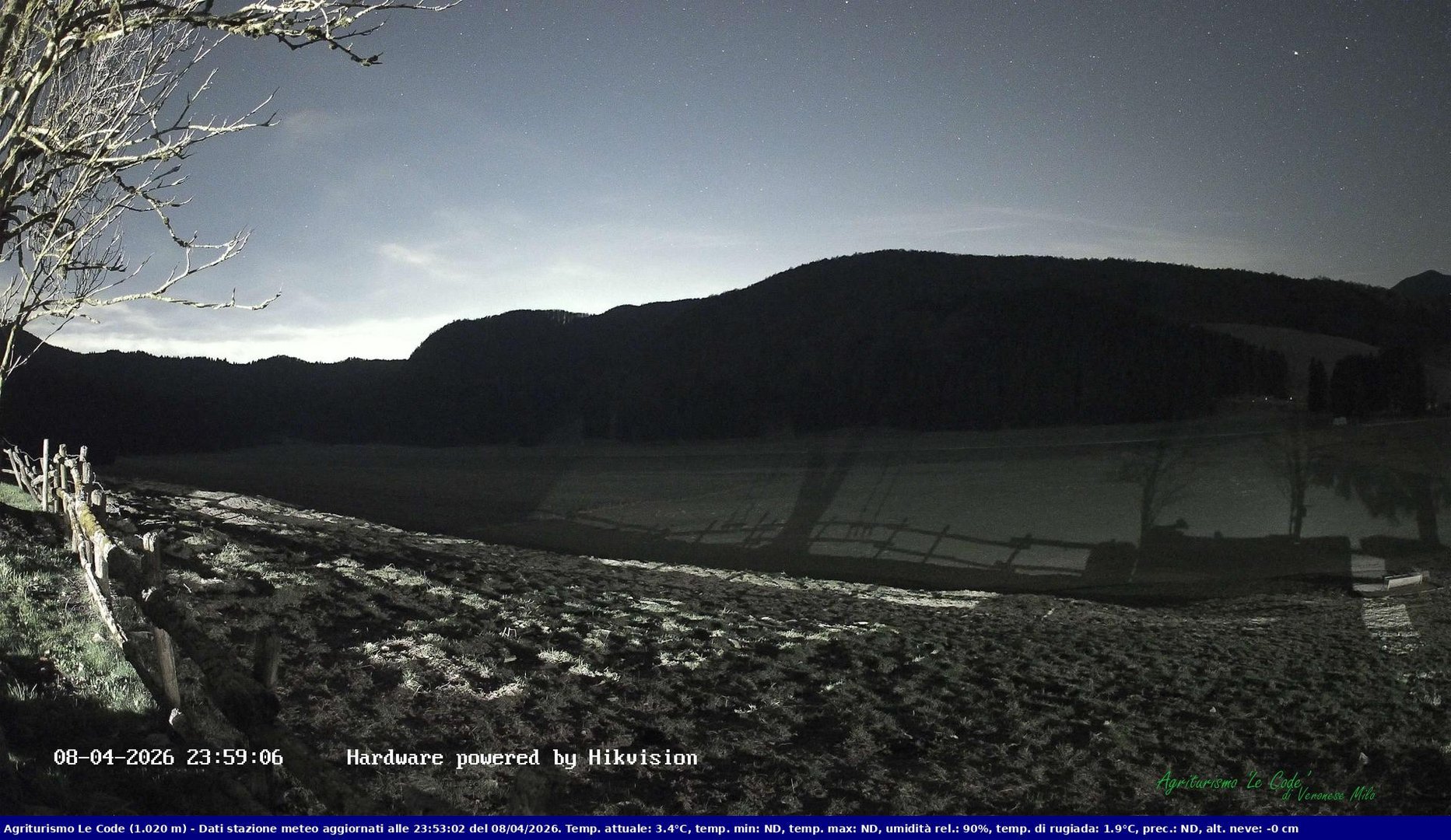 time-lapse frame, Webcam Cansiglio - verso la piana dei "Bech" webcam