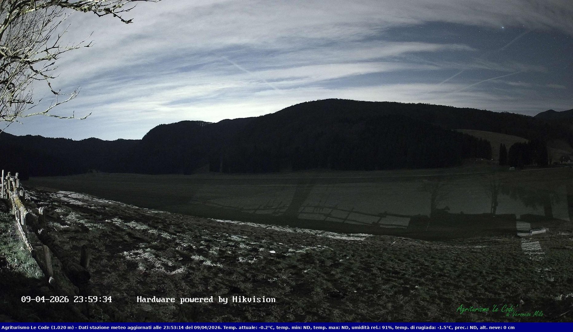 time-lapse frame, Webcam Cansiglio - verso la piana dei "Bech" webcam