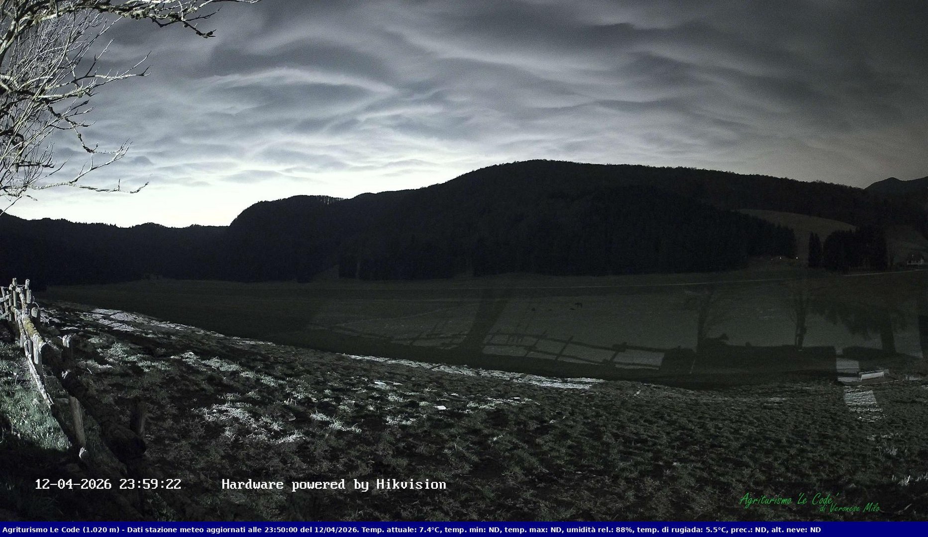 time-lapse frame, Webcam Cansiglio - verso la piana dei "Bech" webcam