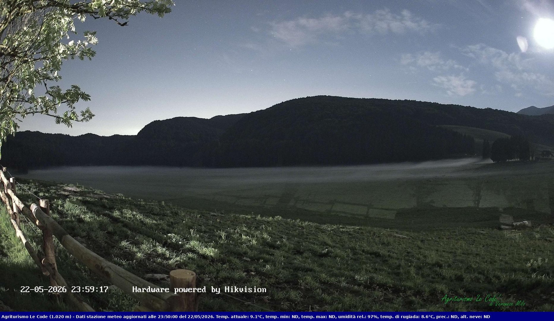 time-lapse frame, Webcam Cansiglio - verso la piana dei "Bech" webcam