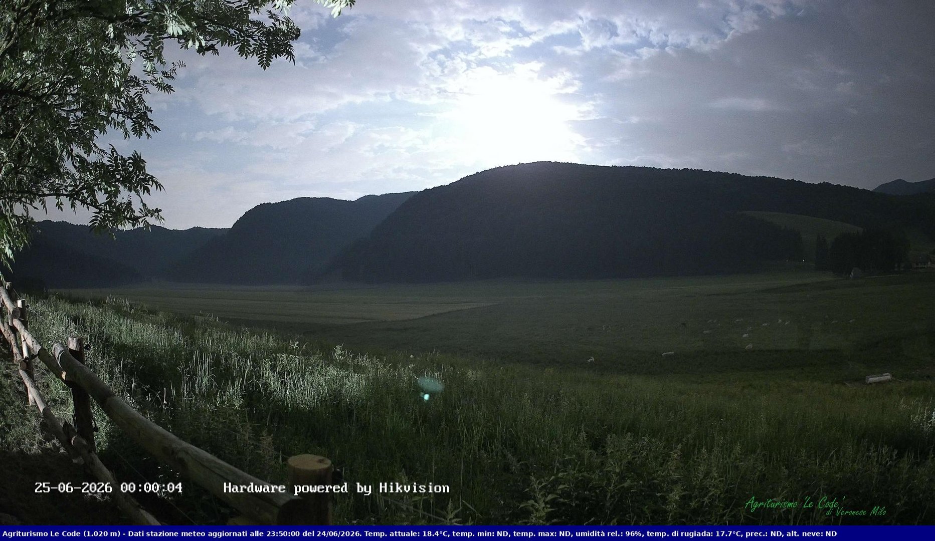 time-lapse frame, Webcam Cansiglio - verso la piana dei "Bech" webcam