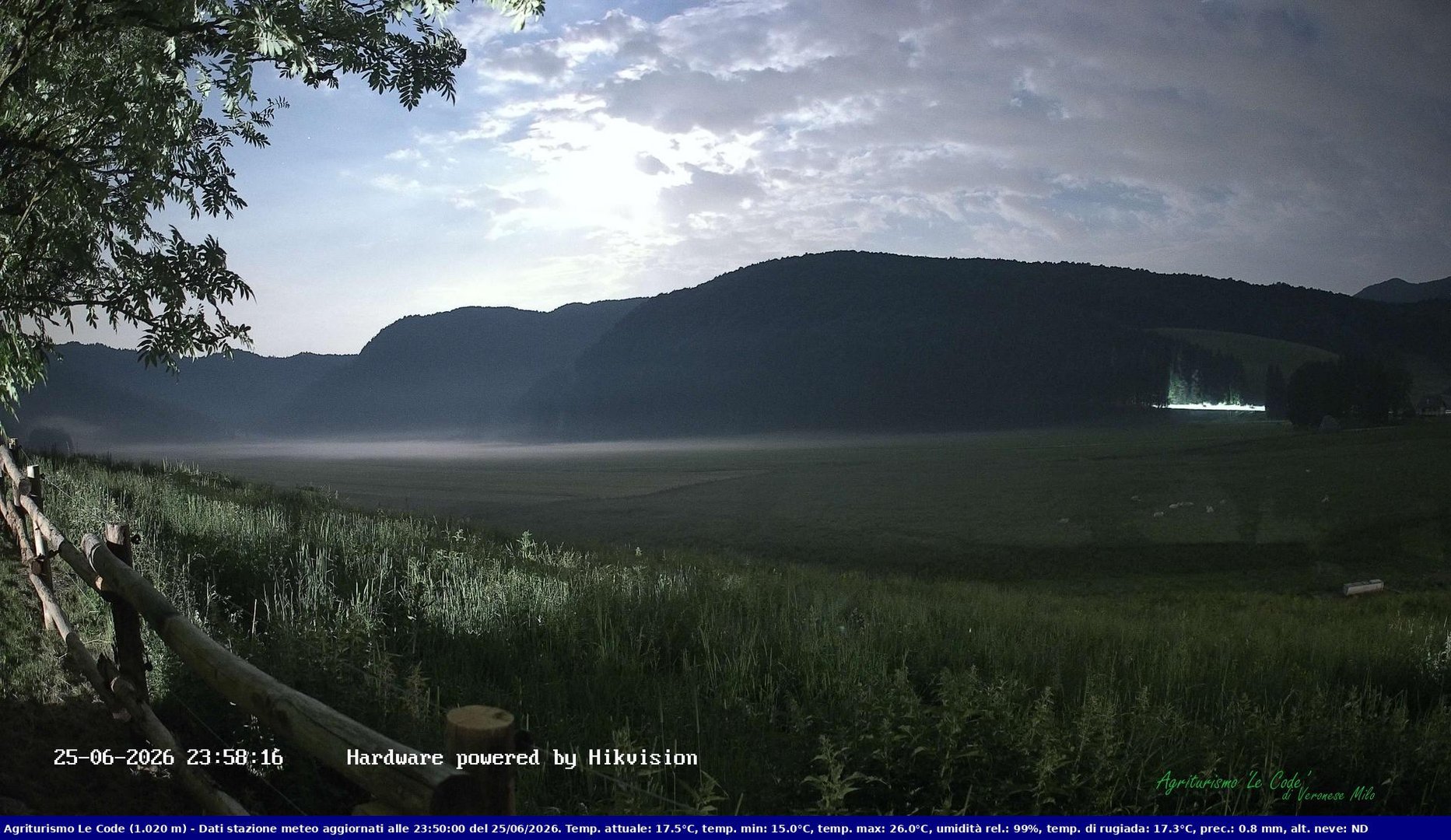 time-lapse frame, Webcam Cansiglio - verso la piana dei "Bech" webcam