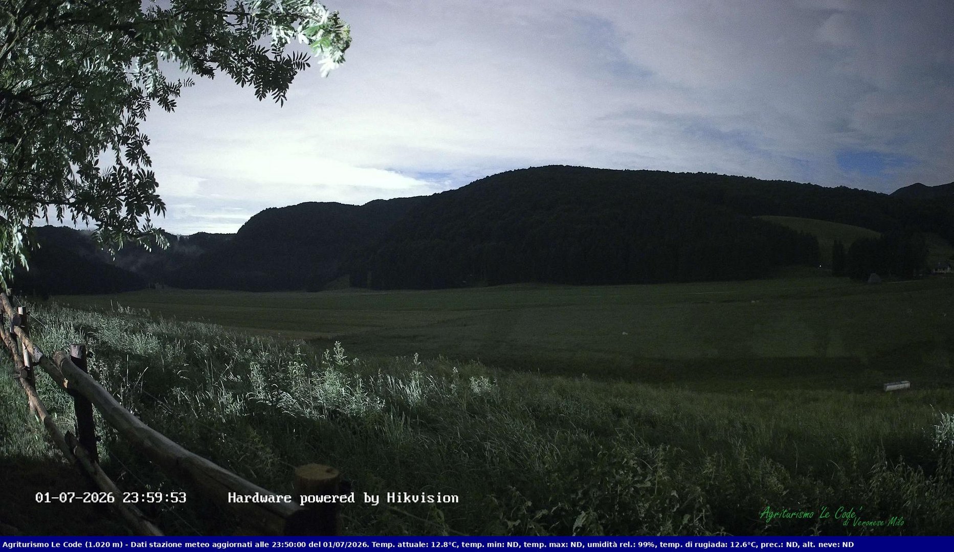 time-lapse frame, Webcam Cansiglio - verso la piana dei "Bech" webcam