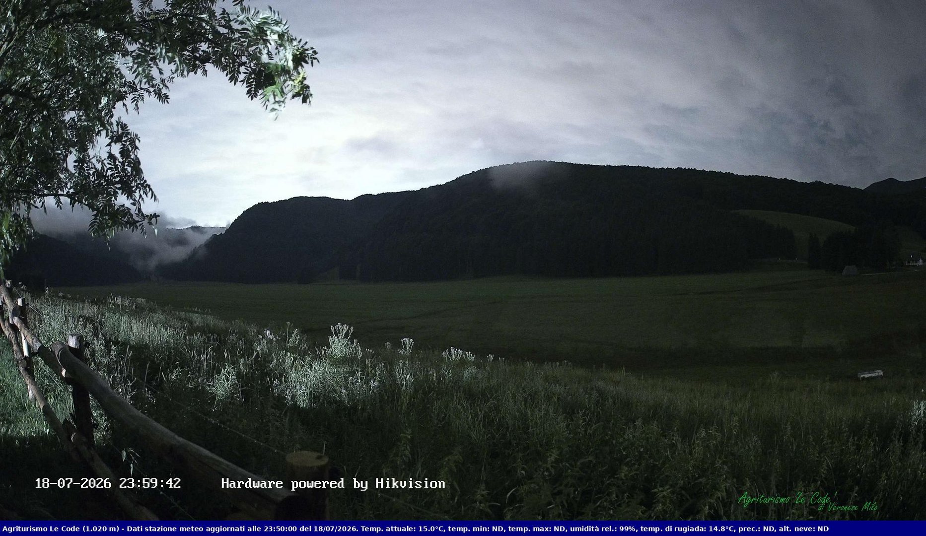 time-lapse frame, Webcam Cansiglio - verso la piana dei "Bech" webcam