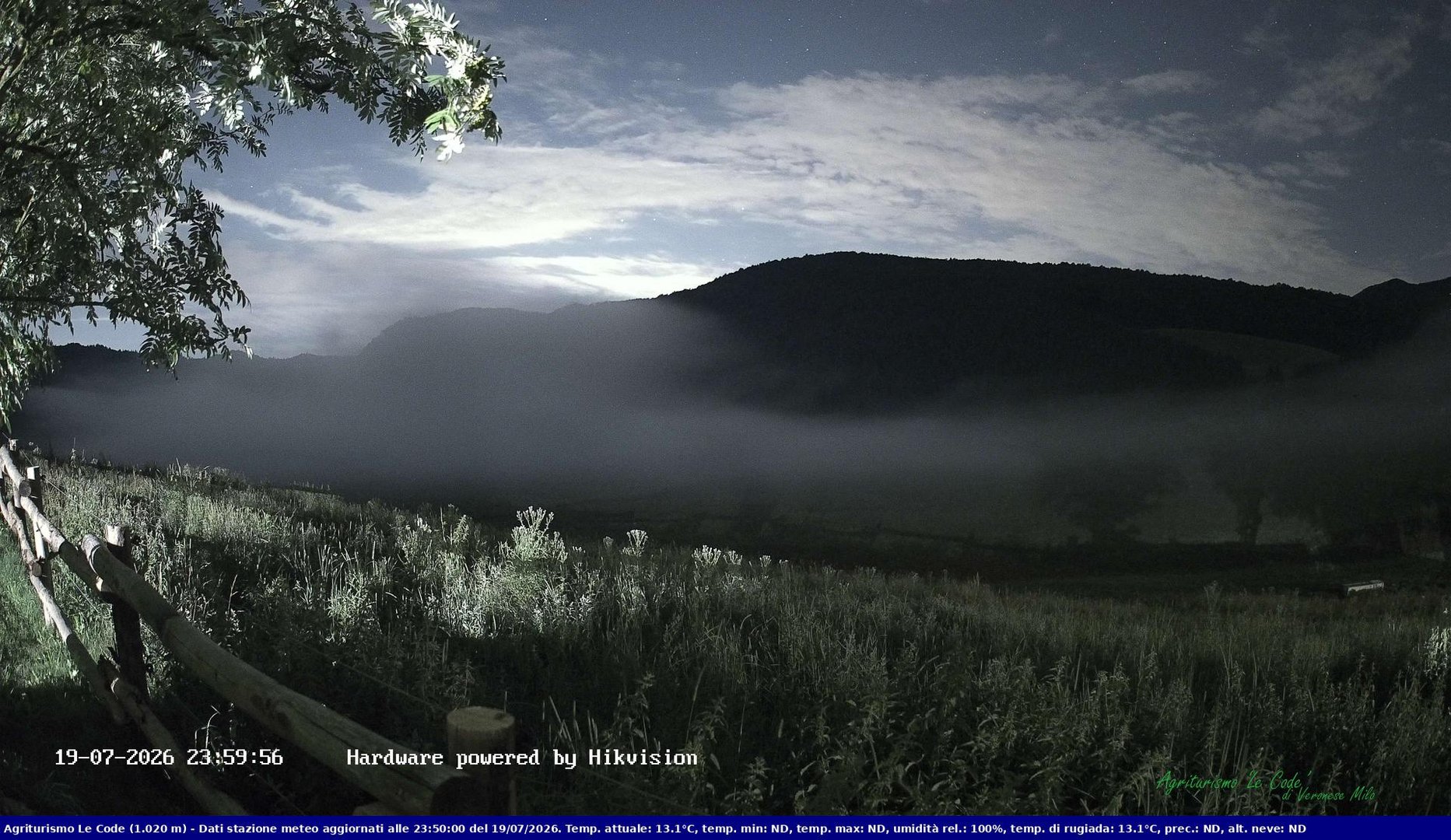 time-lapse frame, Webcam Cansiglio - verso la piana dei "Bech" webcam
