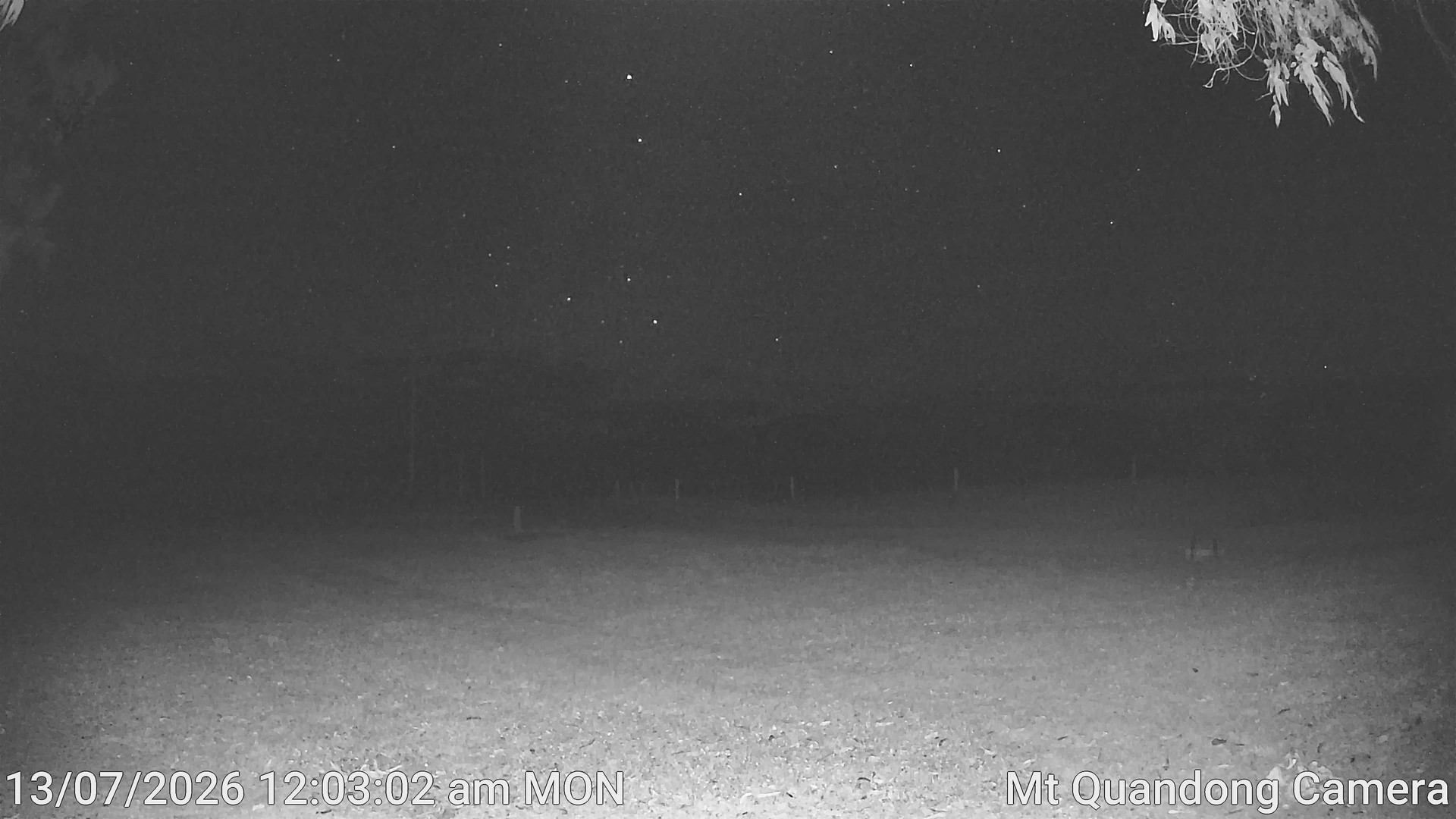 time-lapse frame, Mt Quandong Camera webcam