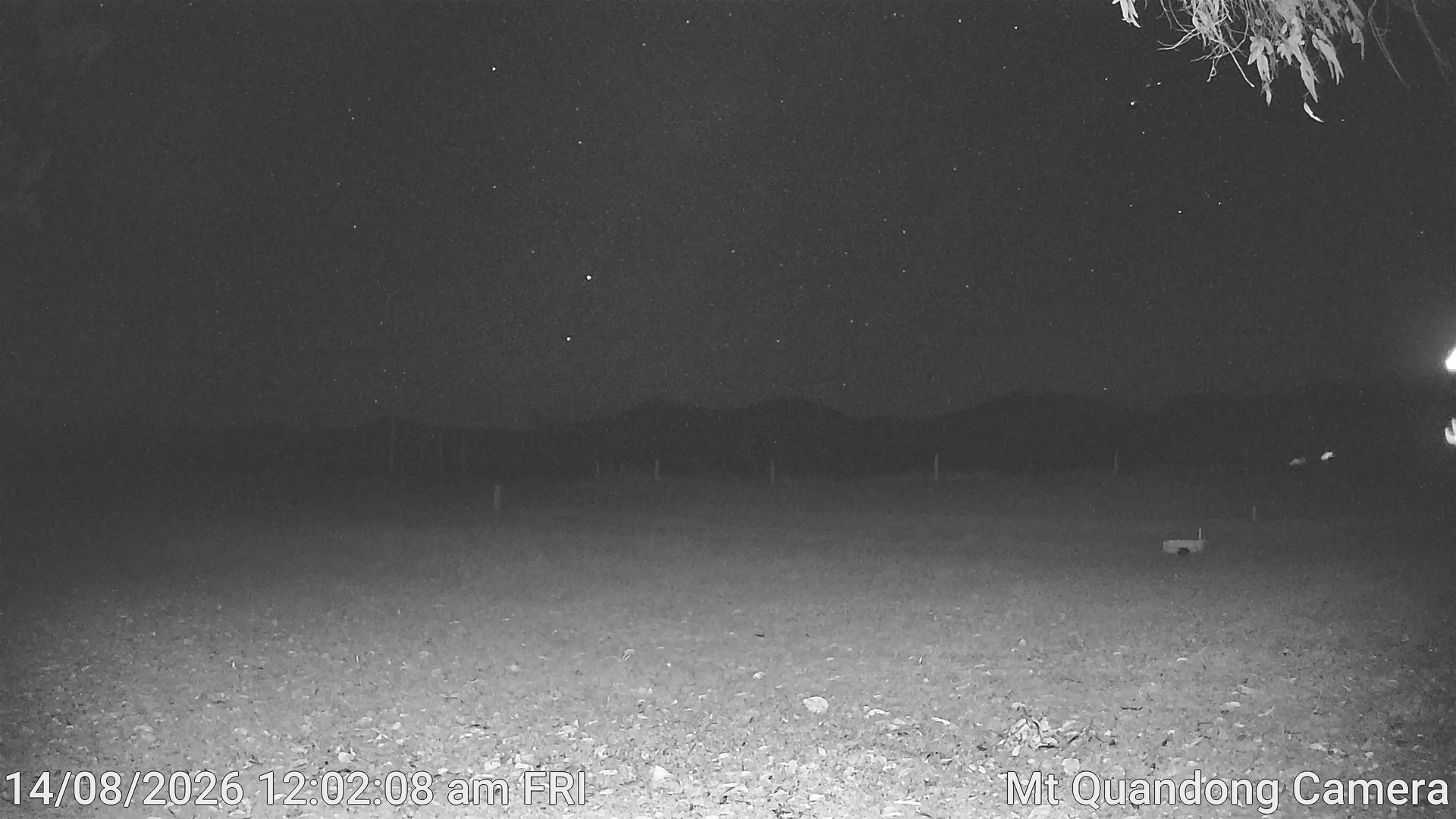 time-lapse frame, Mt Quandong Camera webcam