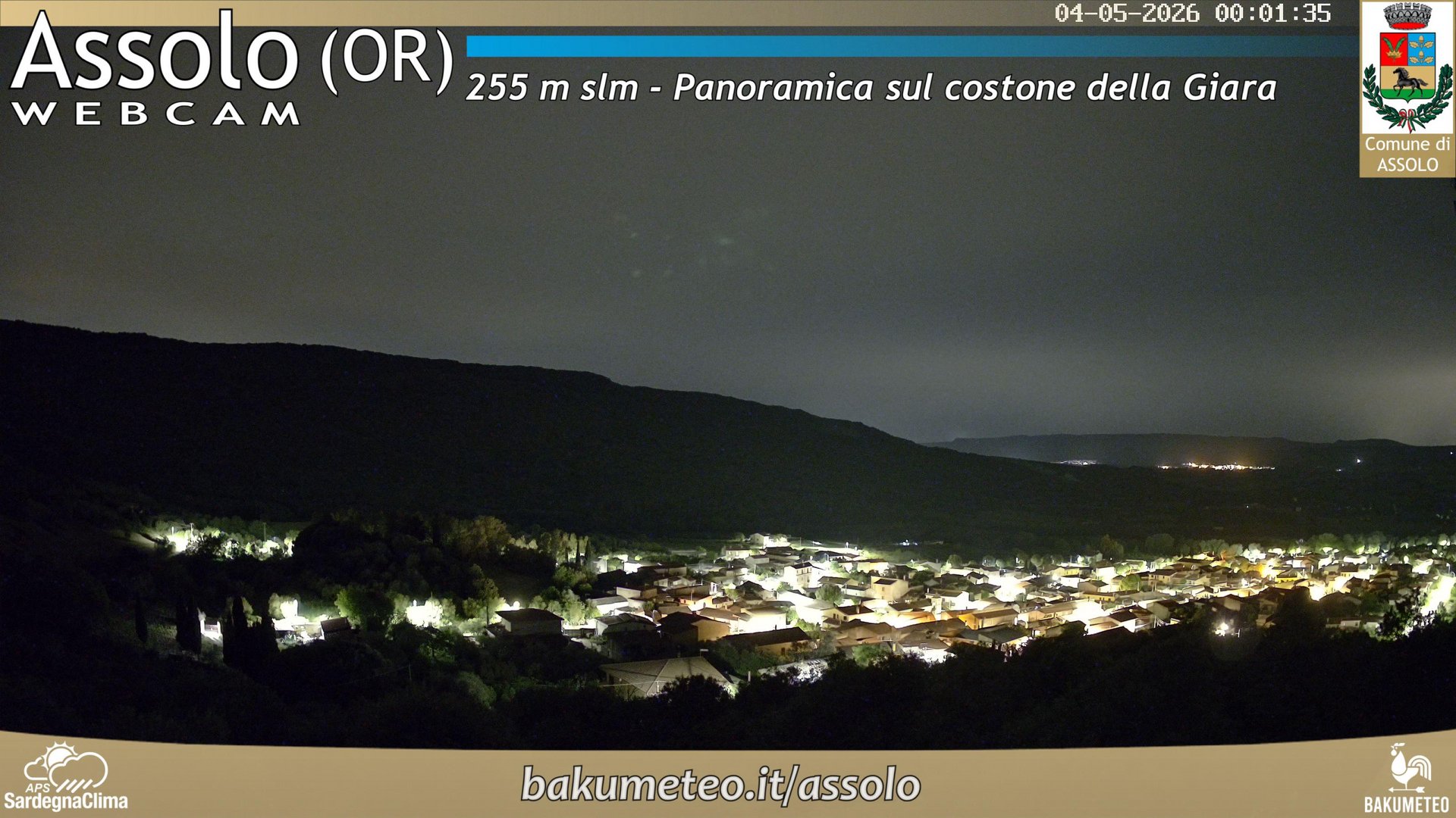 time-lapse frame, Assolo webcam