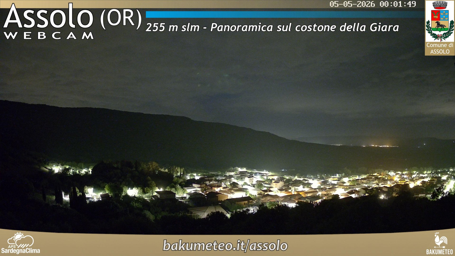 time-lapse frame, Assolo webcam