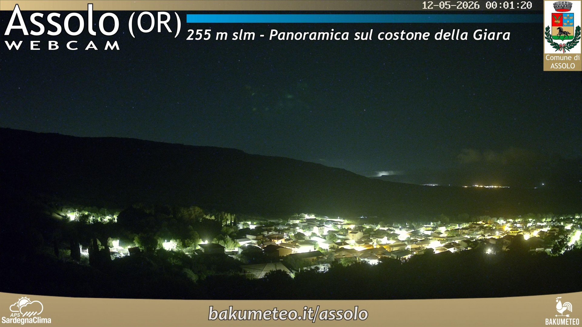 time-lapse frame, Assolo webcam