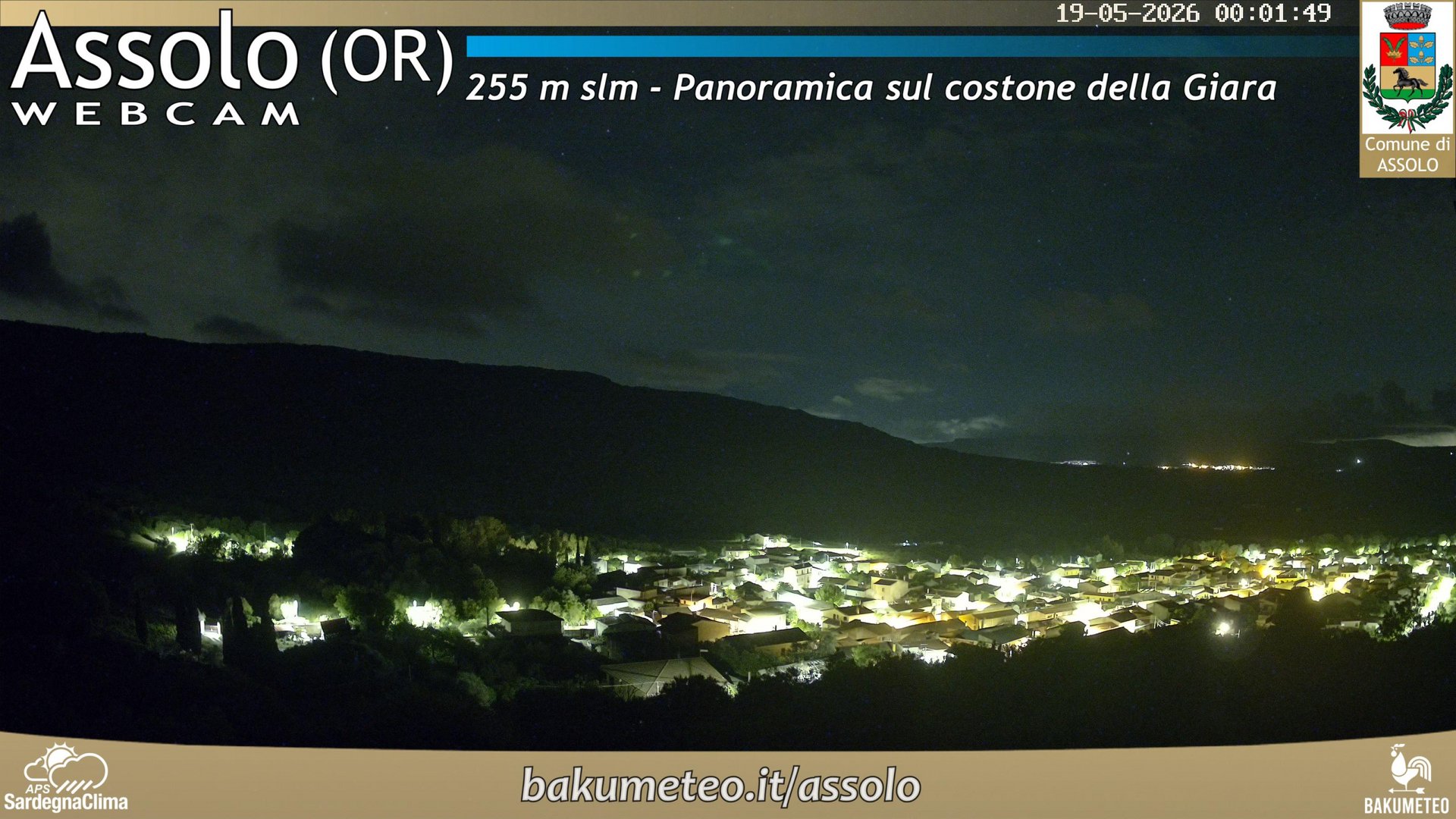 time-lapse frame, Assolo webcam