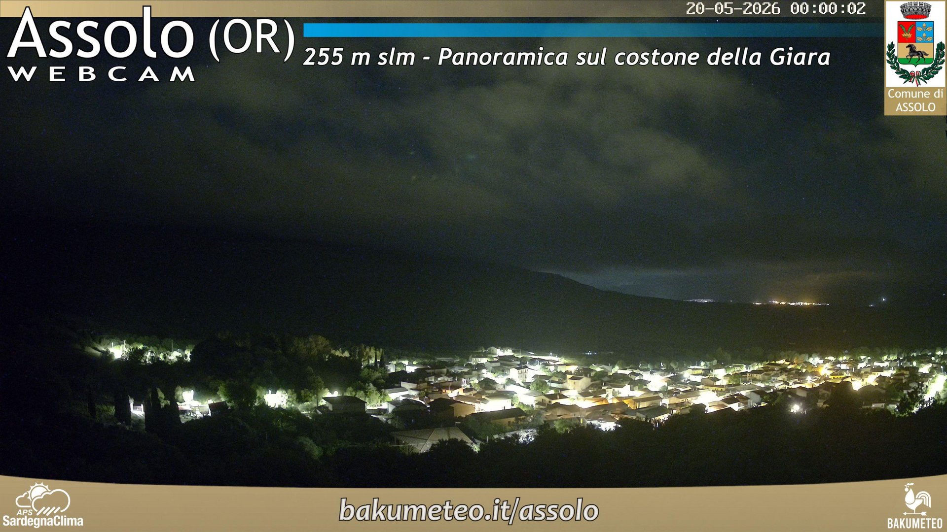time-lapse frame, Assolo webcam