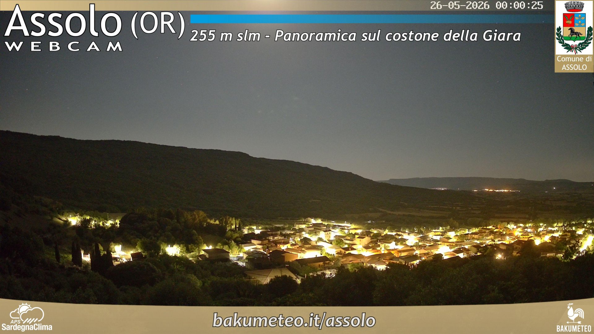 time-lapse frame, Assolo webcam